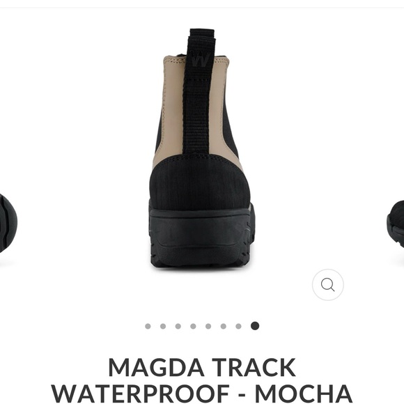 WODEN EU38 US 6.5 Magda Track Waterproof Chelsea Boot in Mocha Brown Orig $150 - Picture 6 of 16